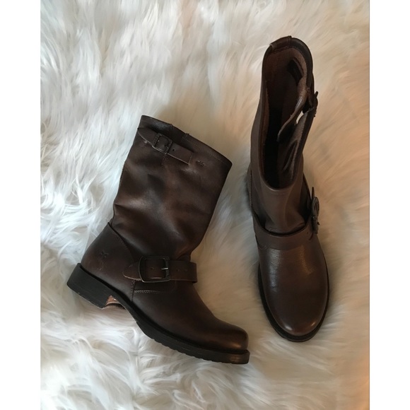 Frye Mid Calf Veronica Boots - Picture 2 of 11